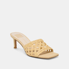 Dolce Vita SHOES | Bowen Lt Natural Raffia Heels