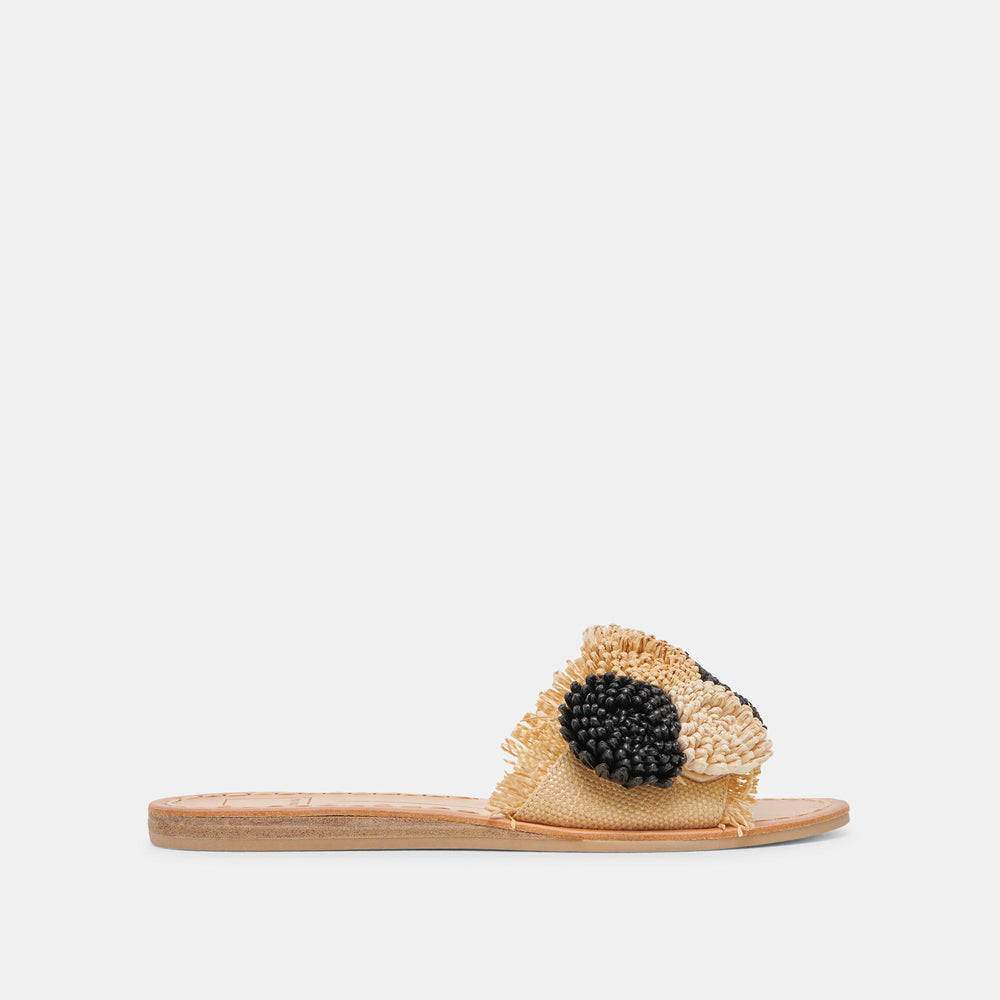 Dolce Vita SHOES | DANELA SANDALS BLACK NATURAL RAFFIA
– Dolce Vita