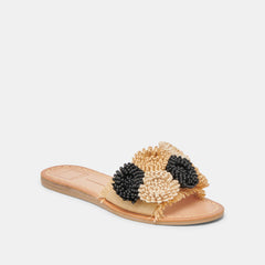 Dolce Vita SHOES | DANELA SANDALS BLACK NATURAL RAFFIA
– Dolce Vita