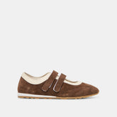Dolce Vita SHOES | Swan Dk Brown Suede Sneakers