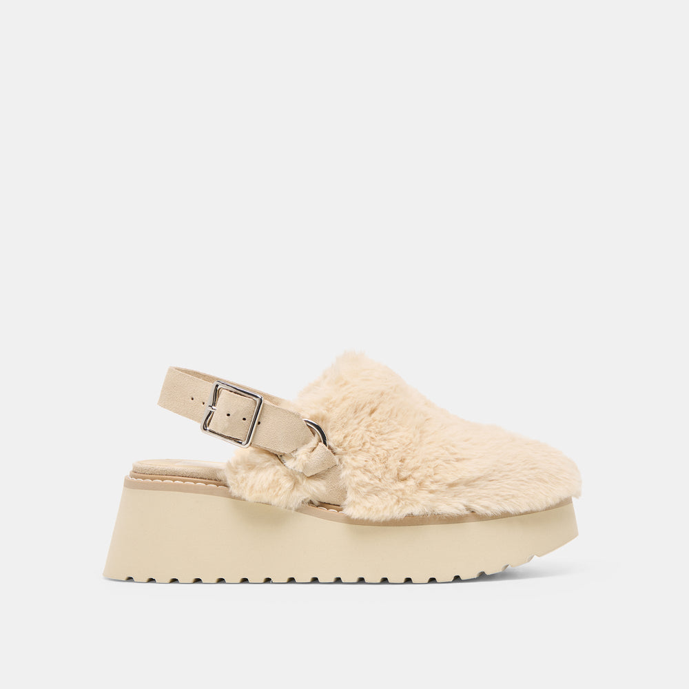 Dolce Vita SHOES | Lansy Natural Plush Flats