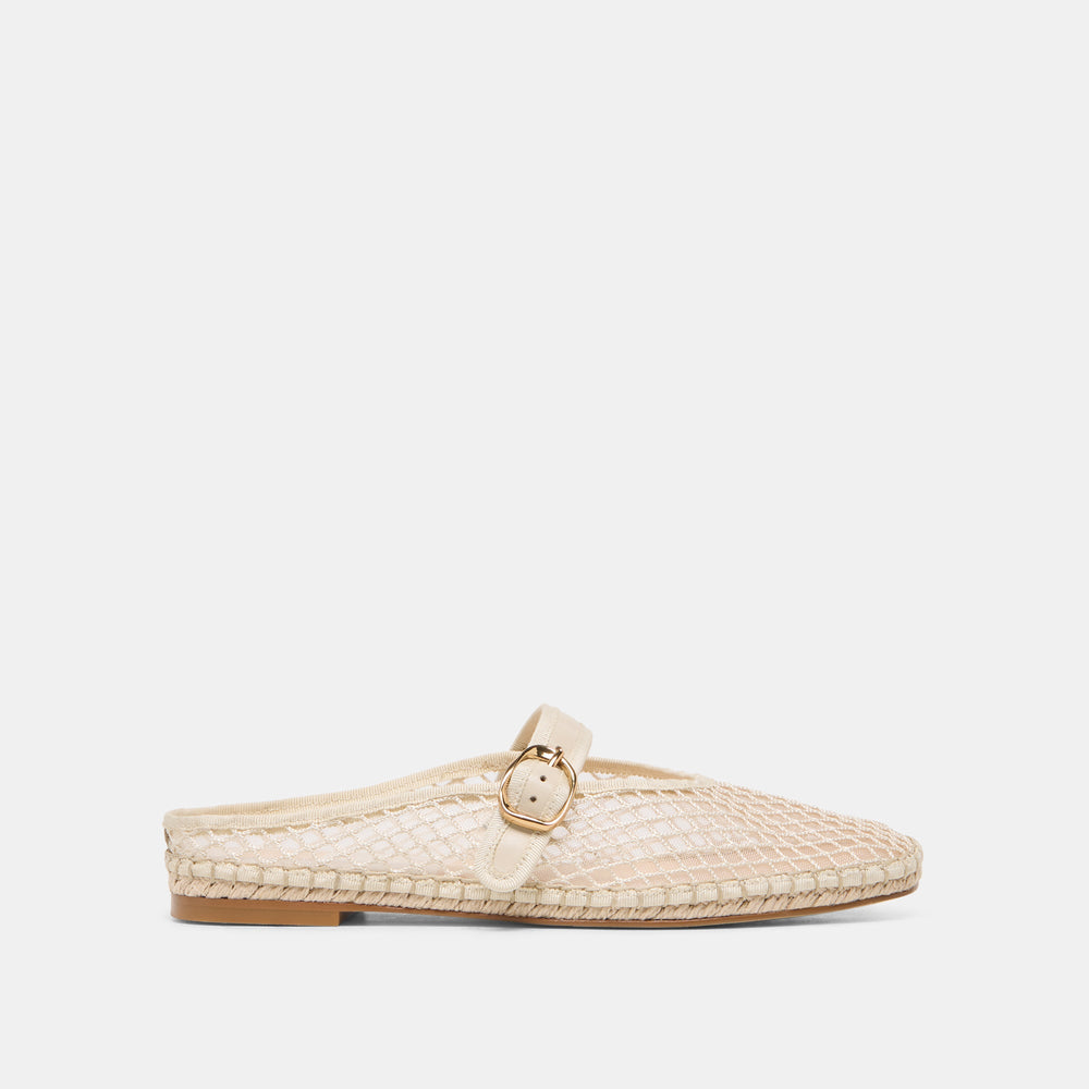 Dolce Vita SHOES | Milie Ecru Woven Mesh Flats