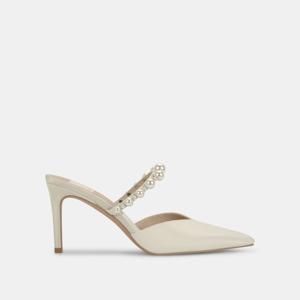 Dolce Vita SHOES | KANIKA Pearl Heels Vanilla Silk | Vanilla Silk Pearl Tapered Heels
– Dolce Vita