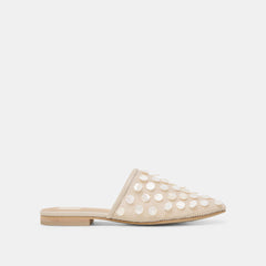 Dolce Vita SHOES | Rova Bead Ivory Disc Mesh Flats