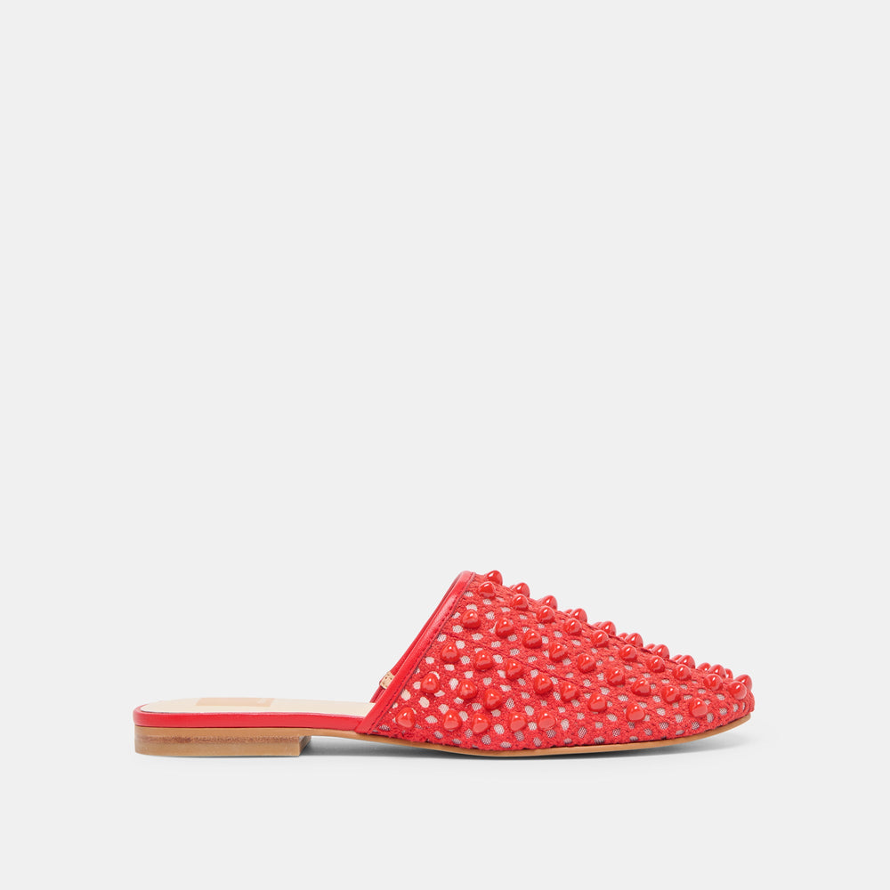 Dolce Vita SHOES | Rova Bead Chili Beaded Mesh Flats