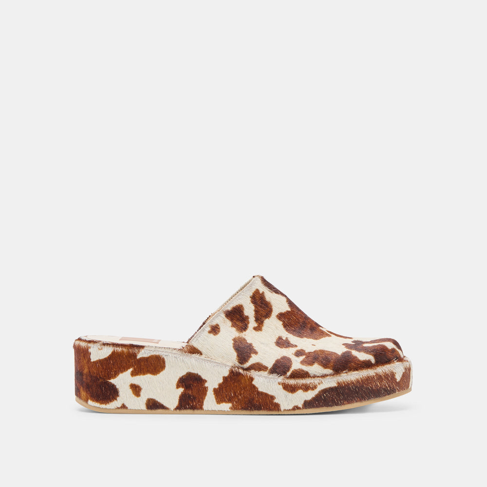 Dolce Vita SHOES | Rosita Cocoa Taurus Calf Hair Flats