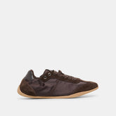 Dolce Vita SHOES | Dakoda Dk Brown Satin Sneakers