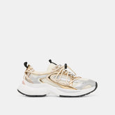 Dolce Vita SHOES | Selmar Silver Gold Leather Sneakers