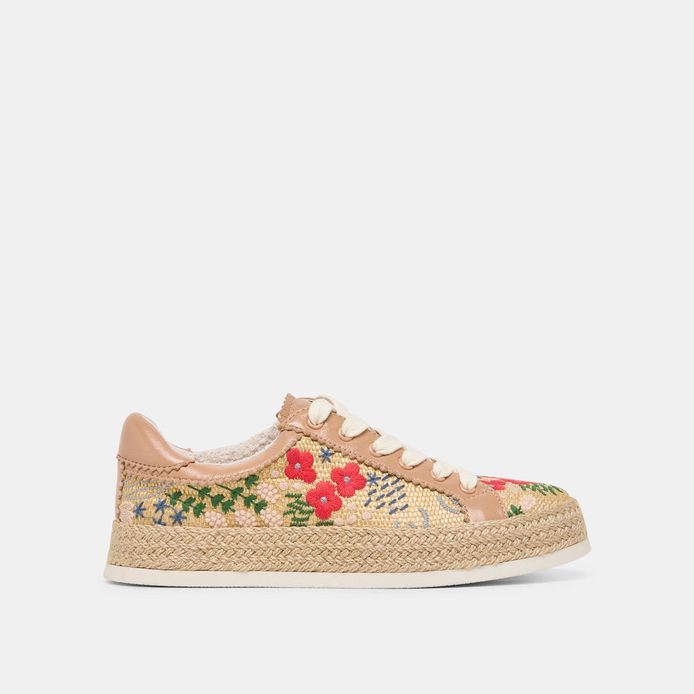 Dolce Vita SHOES | Azalia Sand Floral Raffia Heels