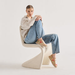 Dolce Vita SHOES | Azalia Sand Floral Raffia Heels