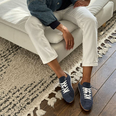 Dolce Vita SHOES | Serina Navy Suede Sneakers