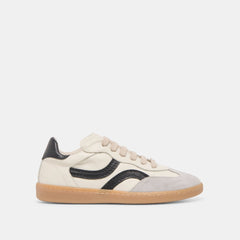 Dolce Vita SHOES | Rebel White Black Leather Sneakers