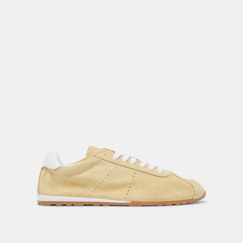 Dolce Vita SHOES | Serina Yellow Suede Sneakers