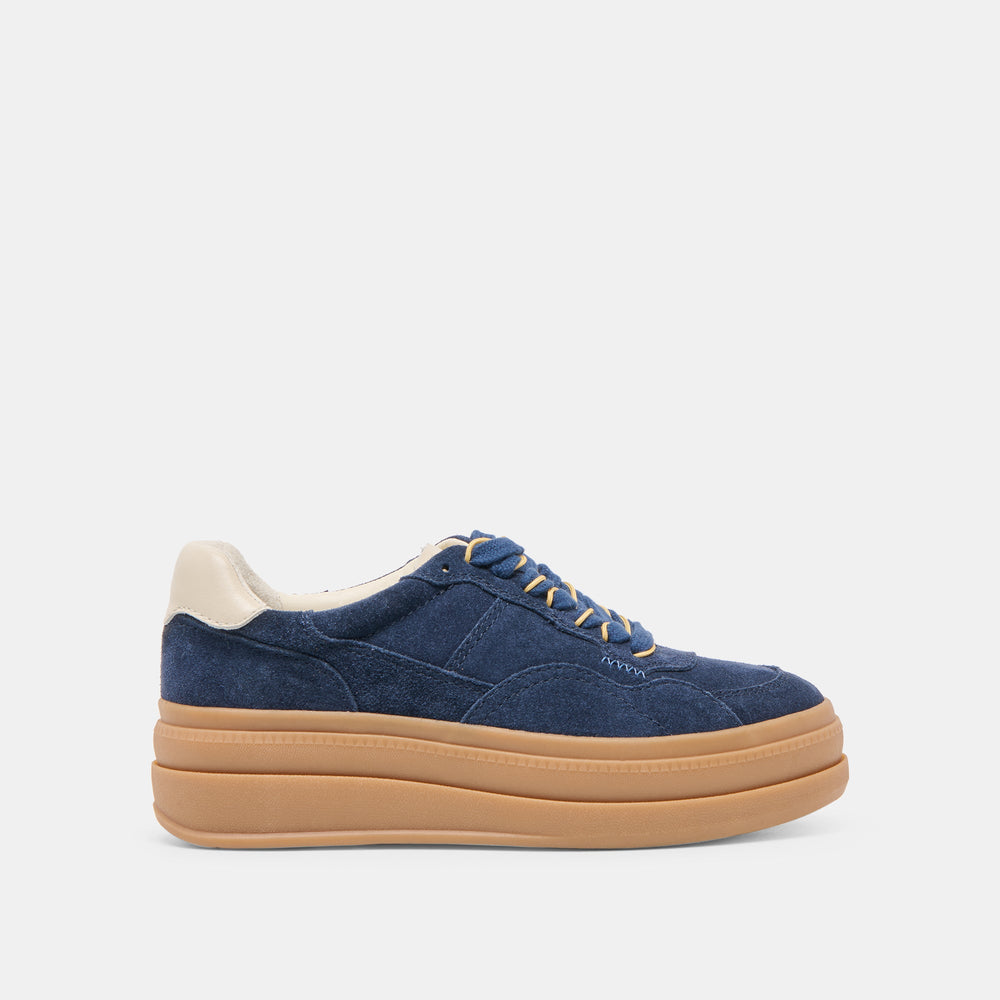 Dolce Vita SHOES | Naomy H2O Waterproof Navy Suede Sneakers