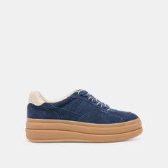 Dolce Vita SHOES | Naomy H2O Waterproof Navy Suede Sneakers