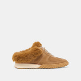 Dolce Vita SHOES | Izzey Plush Lt Brown Suede Sneakers
