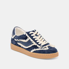 Dolce Vita SHOES | Notice Lace Navy Suede Sneakers
