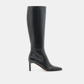 Dolce Vita SHOES | Emmi Black Leather Narrow Calf Boots
