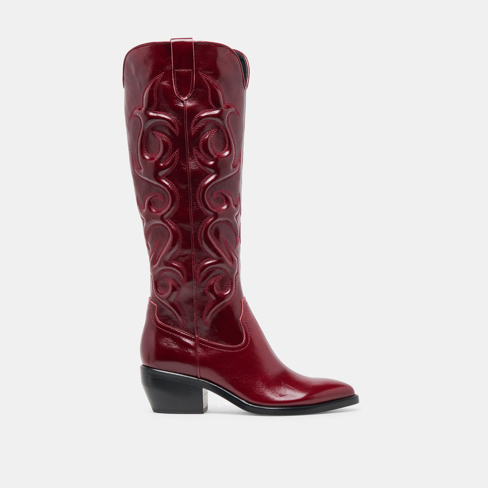 Dolce Vita SHOES | Mirla Oxblood Leather Boots