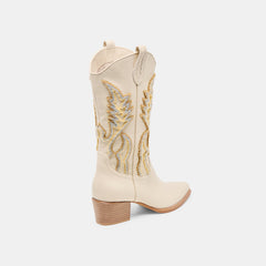 Dolce Vita SHOES | Vila Ivory Leather Boots