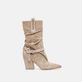 Dolce Vita SHOES | Morla Taupe Suede Boots