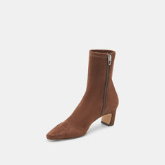 Dolce Vita SHOES | Anika Wide Dk Brown Stella Suede Boots