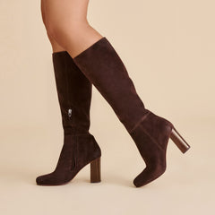 Dolce Vita SHOES | Hudsin Mahogany Suede Boots