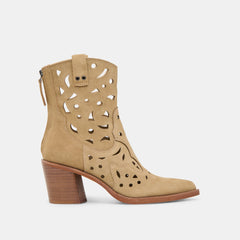 Dolce Vita SHOES | Zenobi Dk Taupe Suede Booties