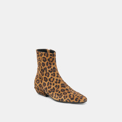 Dolce Vita SHOES | Joanie Leopard Printed Suede Booties