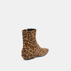 Dolce Vita SHOES | Joanie Leopard Printed Suede Booties