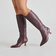 Dolce Vita SHOES | Auggie Wine Leather Boots