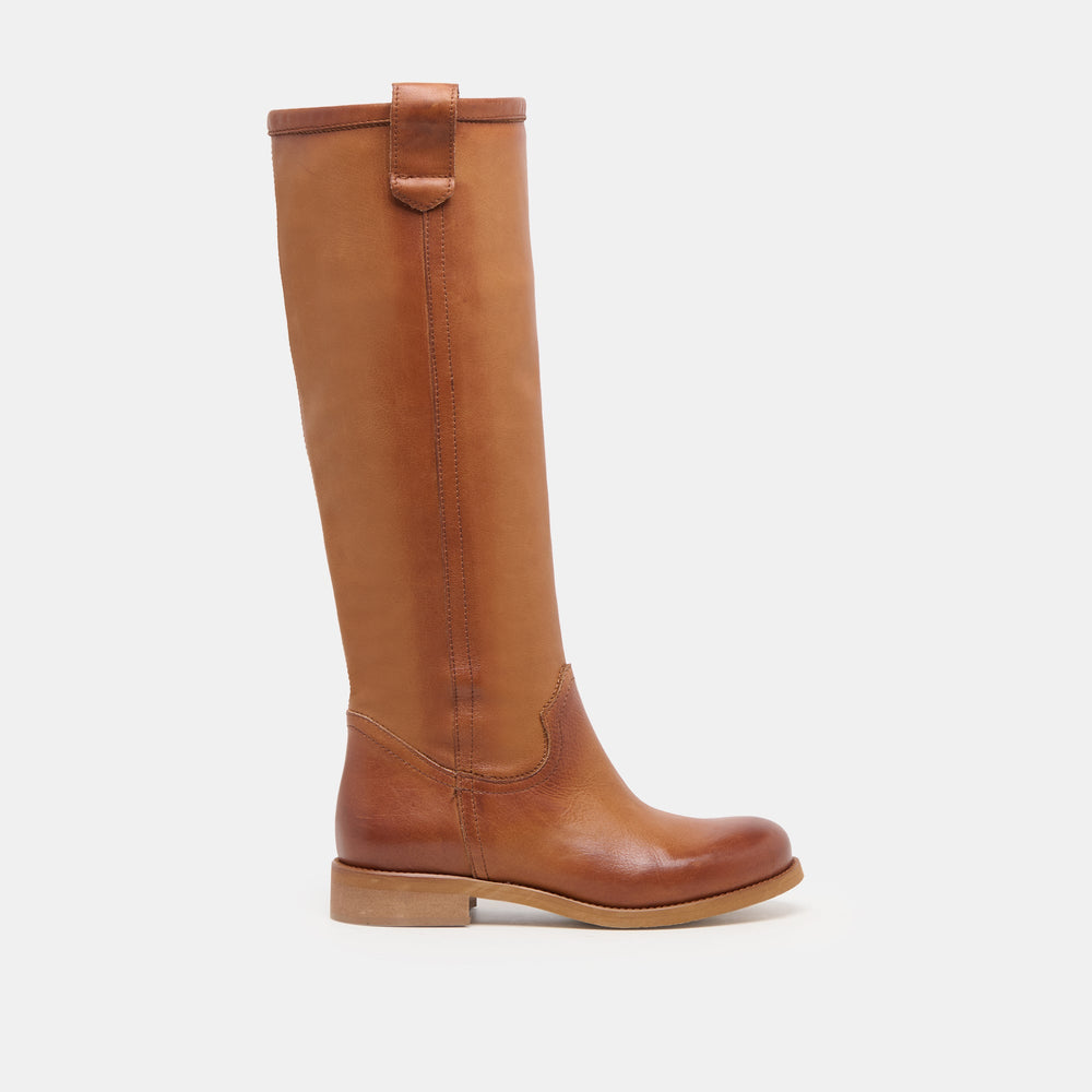 Dolce Vita SHOES | Ramzy Cognac Leather Boots