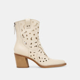 Dolce Vita SHOES | Zenobi Off White Leather Booties