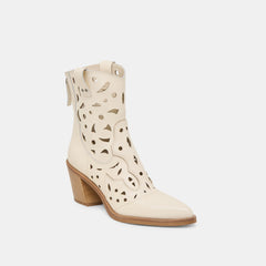 Dolce Vita SHOES | Zenobi Off White Leather Booties