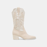 Dolce Vita SHOES | Vorah Pearl Creme Sequin Boots