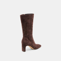 Dolce Vita SHOES | Riggs Mahogany Suede Boots