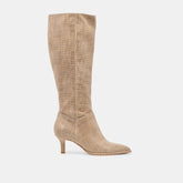Dolce Vita SHOES | Aldy Herringbone Printed Suede Boots