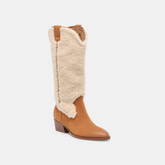 Dolce Vita SHOES | Mykel Plush Caramel Nubuck Boots