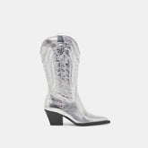Dolce Vita SHOES | Ryland Extra Wide Calf Silver Boots | Distressed Leather Boots
– Dolce Vita