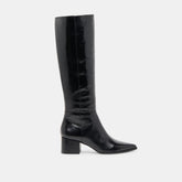 Dolce Vita SHOES | Kirson Black Leather Wide Calf Boots