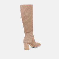 Dolce Vita SHOES | FYNN Wide Calf Boots Truffle Suede | Truffle Suede Knee-High Boots
– Dolce Vita