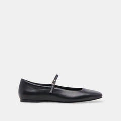 Dolce Vita SHOES | Reyes Black Leather Ballet Flats