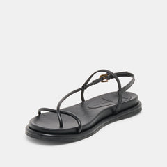 Dolce Vita SHOES | Dom Black Leather Sandals