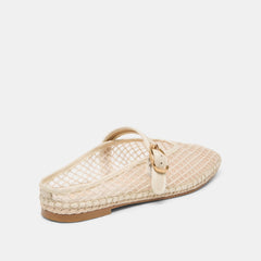 Dolce Vita SHOES | Milie Ecru Woven Mesh Flats