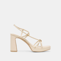 Dolce Vita SHOES | Odete Creme Leather Heels