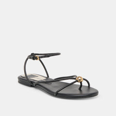 Dolce Vita SHOES | Kenley Black Leather Sandals
