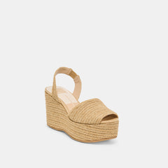 Dolce Vita SHOES | Akera Natural Raffia Wedges