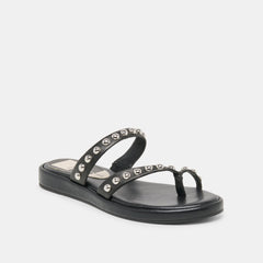 Dolce Vita SHOES | Amary Stud Black Leather Sandals