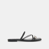 Dolce Vita SHOES | LYNDEE BEAD Black Stella Strappy Open-Toe Sandals