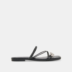 Dolce Vita SHOES | LYNDEE BEAD Black Stella Strappy Open-Toe Sandals